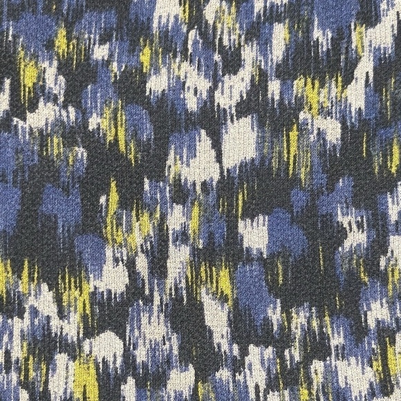 Theory Women's 4 Arena Abstract Dress Blue Multi 100% Silk Sleeveless EUC - Picture 7 of 12